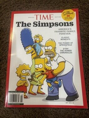 TIME Magazine Special Edition The Simpsons 36 Iconic Years 2025  Brand New